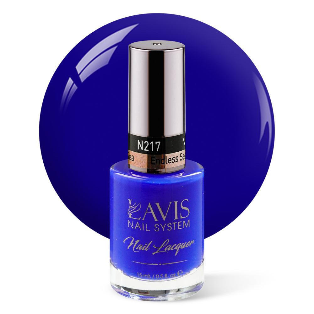 LAVIS Nail Lacquer - 217 Endless Sea - 0.5oz