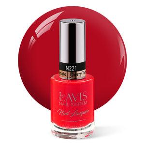 LAVIS Nail Lacquer - 221 Cherry Tomato - 0.5oz