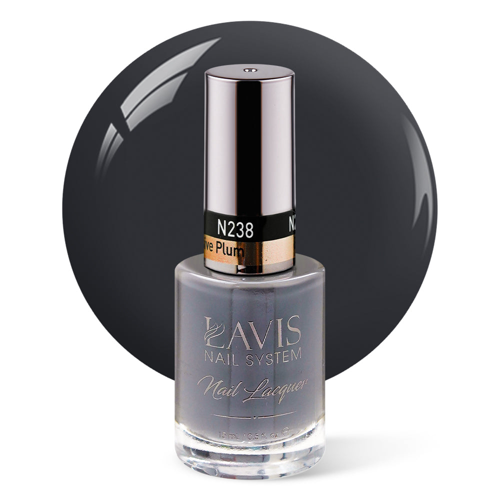 LAVIS Nail Lacquer - 238 Expressive Plum - 0.5oz