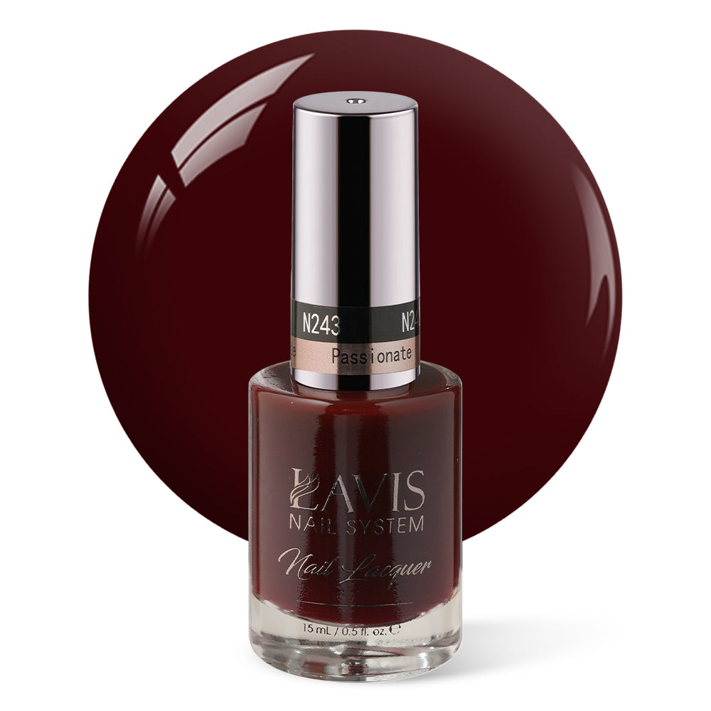 LAVIS Nail Lacquer - 243 Passionate - 0.5oz