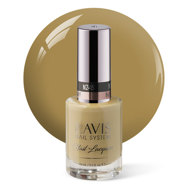 LAVIS Nail Lacquer - 245 Buff - 0.5oz