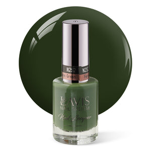 LAVIS Nail Lacquer - 252 Fern Green - 0.5oz