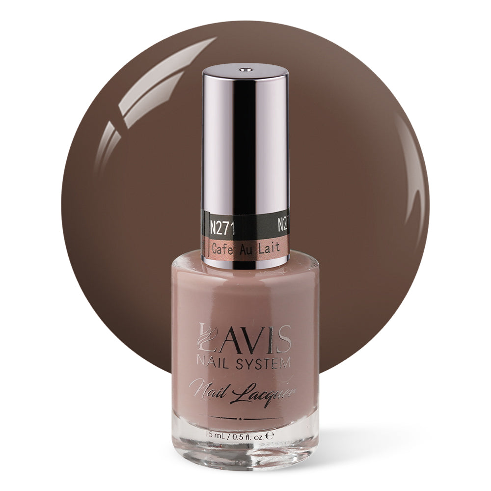 LAVIS Nail Lacquer - 271 Cafe Au Lait - 0.5oz