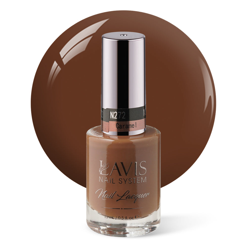 LAVIS Nail Lacquer - 272 Caramel - 0.5oz