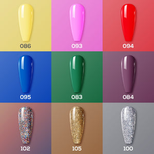 THE ESSENTIALS - Lavis Valentine Nail Lacquer Collection: 083, 084, 086, 093, 094, 095, 100, 102, 105