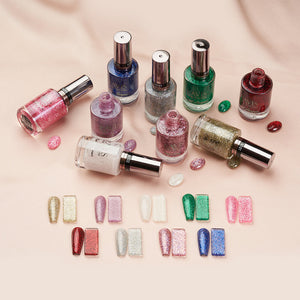 SUNSET PARTY - Lavis Holiday Gel Nail Polish Collection: 097, 098, 099, 101, 103, 104, 106, 107, 108