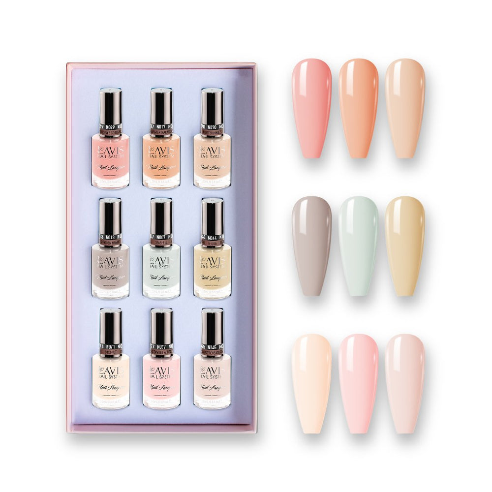 THE IT NUDES - Lavis Valentine Nail Lacquer Collection: 007, 013, 017, 029, 044, 045, 070, 071, 077