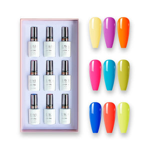  9 Lavis Holiday Gel Nail Polish Collection - WHEN IN TOKYO - 011; 026; 032; 033; 034; 035; 036; 067; 096 by LAVIS NAILS sold by DTK Nail Supply