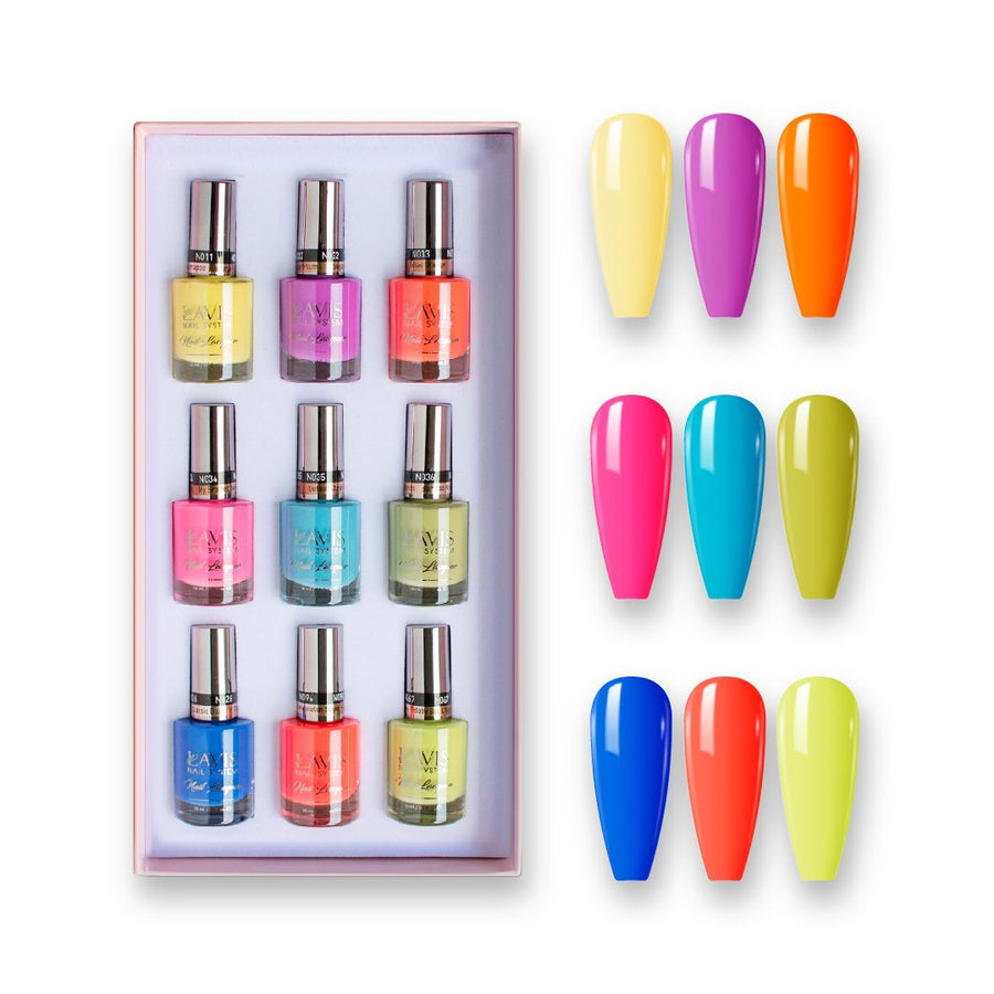 WHEN IN TOKYO - Lavis Valentine Nail Lacquer Collection: 011, 026, 032, 033, 034, 035, 036, 067, 096