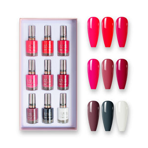 WINE OBSESSION - Lavis Valentine Nail Lacquer Collection: 012, 016, 027, 031, 042, 058, 061, 091, 092