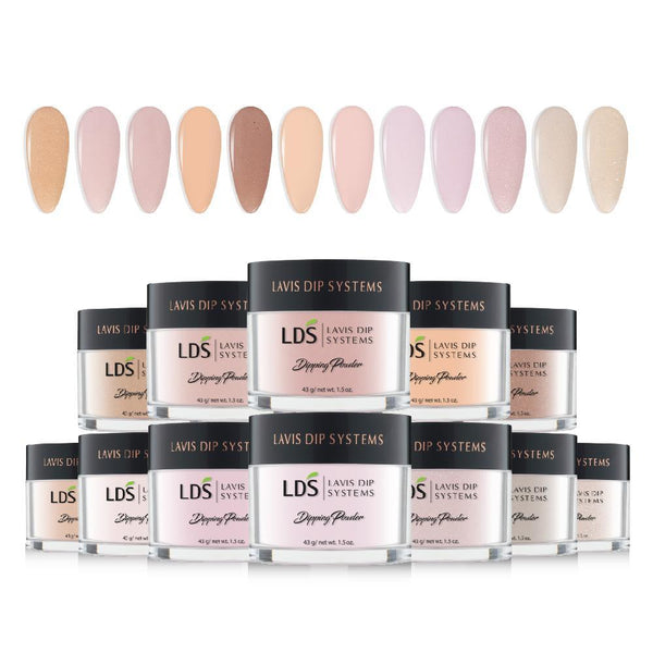 LDS Nude Collection 1.5oz/ea (12 Colors): 49, 50, 51, 52, 53, 54, 55, 56, 57, 58, 59, 60