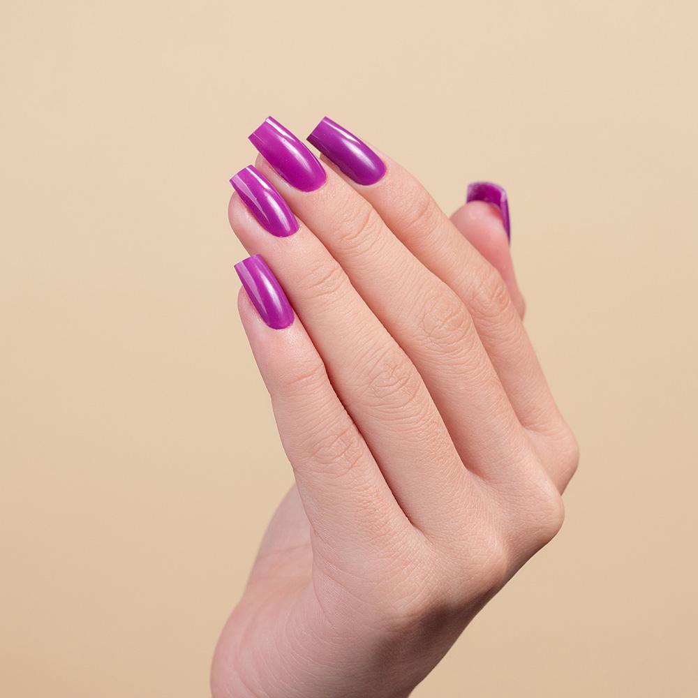 LDS Purple Dipping Powder Nail Colors - 041 Perfect Plum