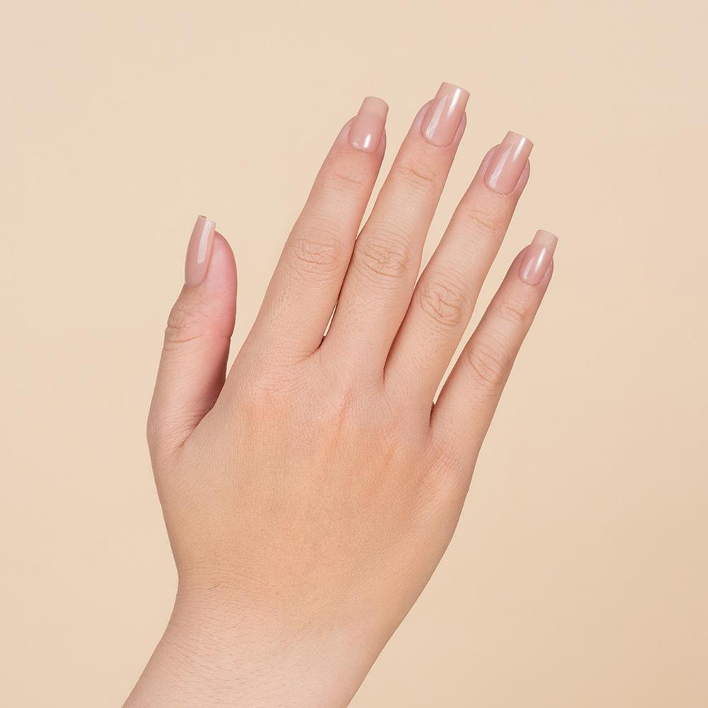 LDS Brown Dipping Powder Nail Colors - 060 Flirty Beige