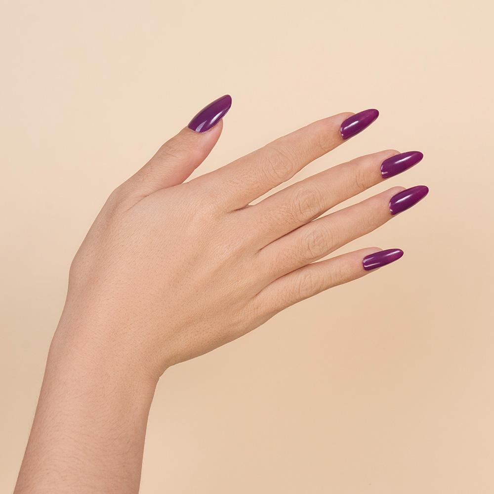 LDS Purple Dipping Powder Nail Colors - 068 Eggplant
