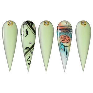 LDS D008 Green Chantilly - Dipping Powder Color 1oz