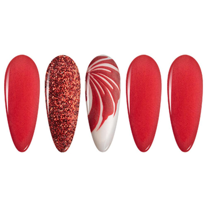 LDS Red Dipping Powder Nail Colors - 141 Soul On Fleek