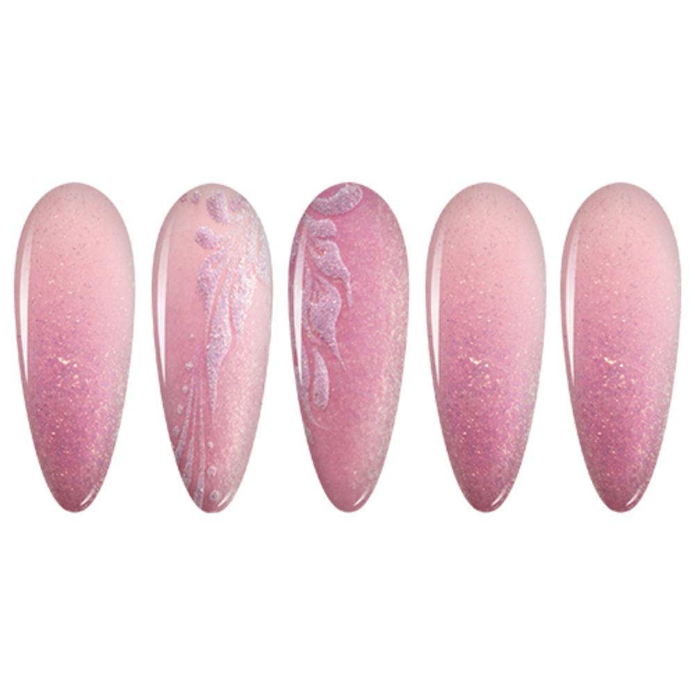 LDS Glitter Pink Dipping Powder Nail Colors - 155 I Wear Love