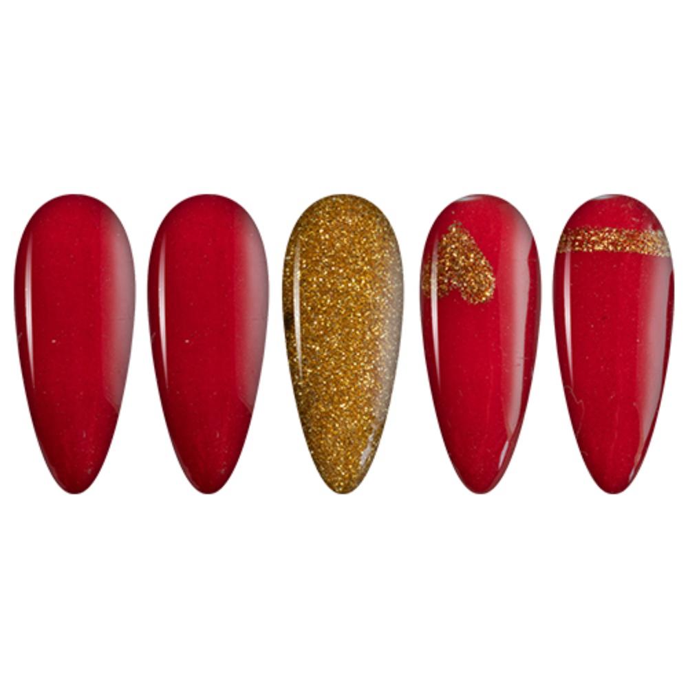 LDS Red Dipping Powder Nail Colors - 023 Heat Of The Moment