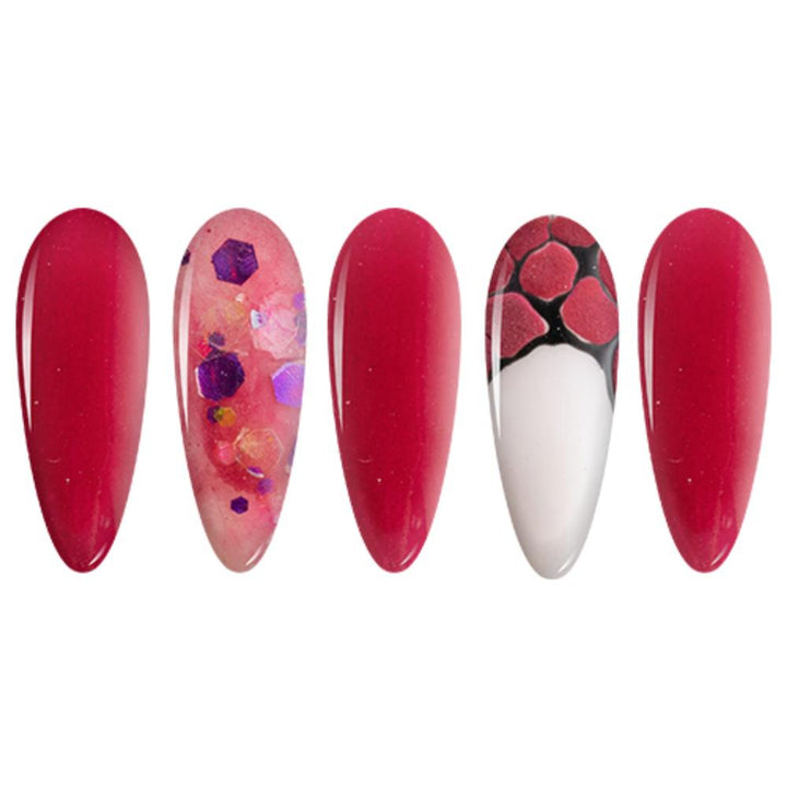 LDS Red Pink Dipping Powder Nail Colors - 038 I Lava You