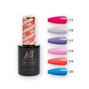 LDS Gel Color Set (6 colors): 115 to 120