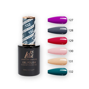 LDS Gel Color Set (6 colors): 127 to 132