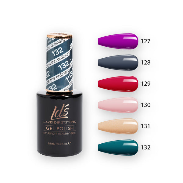 LDS Gel Color Set (6 colors): 127 to 132