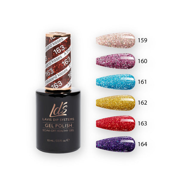 LDS Gel Color Set (6 colors): 159 to 164