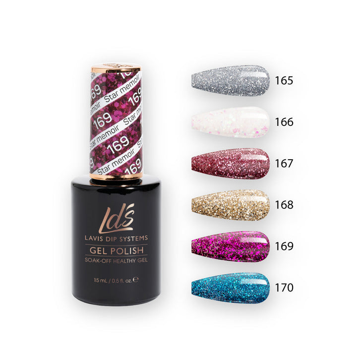 LDS Gel Color Set (6 colors): 165 to 170