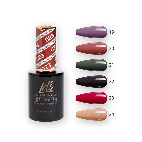 LDS Gel Color Set (6 colors): 019 to 024