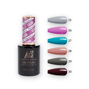 LDS Gel Color Set (6 colors): 025 to 030