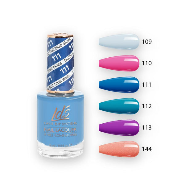 LDS Nail Lacquer Set (6 colors): 109 to 114