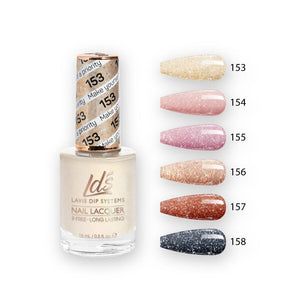 LDS Nail Lacquer Set (6 colors): 153 to 158