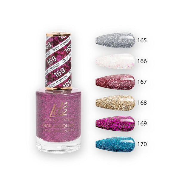 LDS Nail Lacquer Set (6 colors): 165 to 170