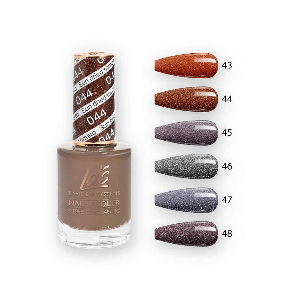 LDS Nail Lacquer Set (6 colors): 043 to 048