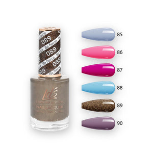 LDS Nail Lacquer Set (6 colors): 085 to 090