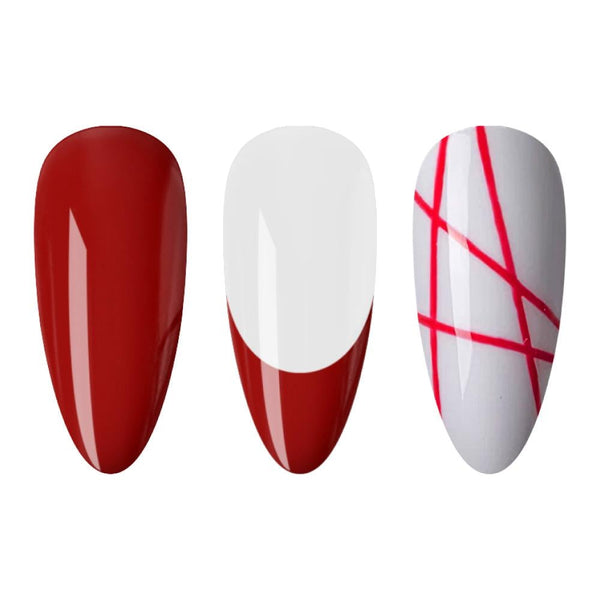 LDS - 05 - Line Art Gel Nails Polish Nail Art