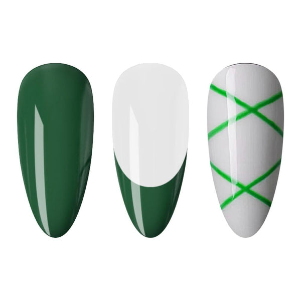 LDS - 11 (ver 2) Pine Green - Line Art Gel Nails Polish Nail Art