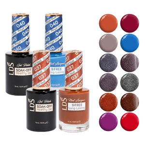 LDS Gel Lacquer Fall Collection: 037, 038, 039, 040, 041, 042, 043, 044, 045, 046, 047, 048