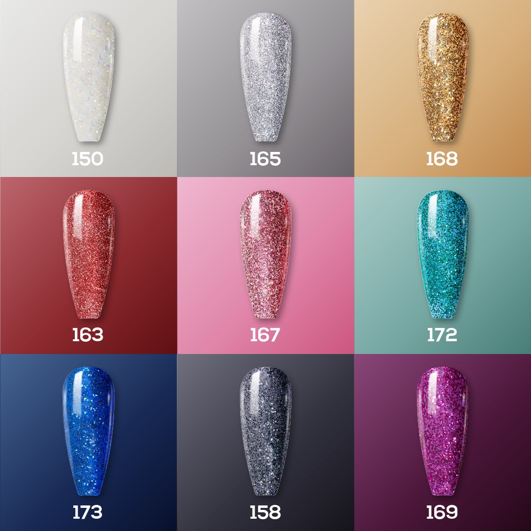 KEEP IT PLAYFUL - LDS Holiday Gel Nail Polish Collection: 150, 158, 163, 165, 167, 168, 169, 172, 173