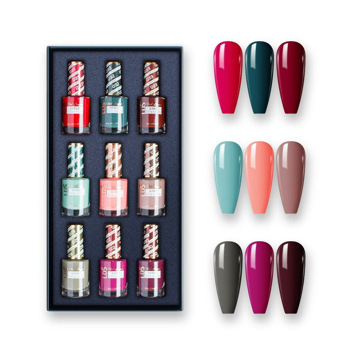 WINTER MOOD - LDS Holiday Nail Lacquer Collection: 007, 029, 030, 031, 032, 033, 094, 121, 122