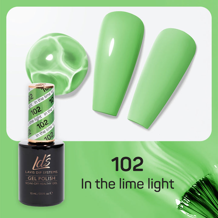 LDS 102 In The Lime Light - LDS Gel Polish 0.5oz