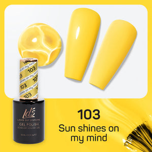 LDS 103 Sun Shines On My Mind - LDS Gel Polish 0.5oz