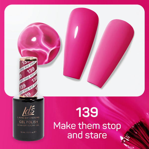 LDS 139 Make Them Stop And Stare - LDS Gel Polish 0.5oz