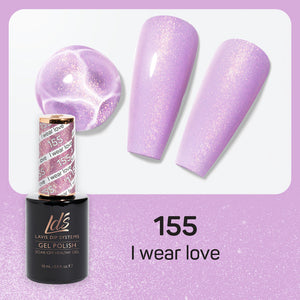 LDS 155 I Wear Love - LDS Gel Polish 0.5oz