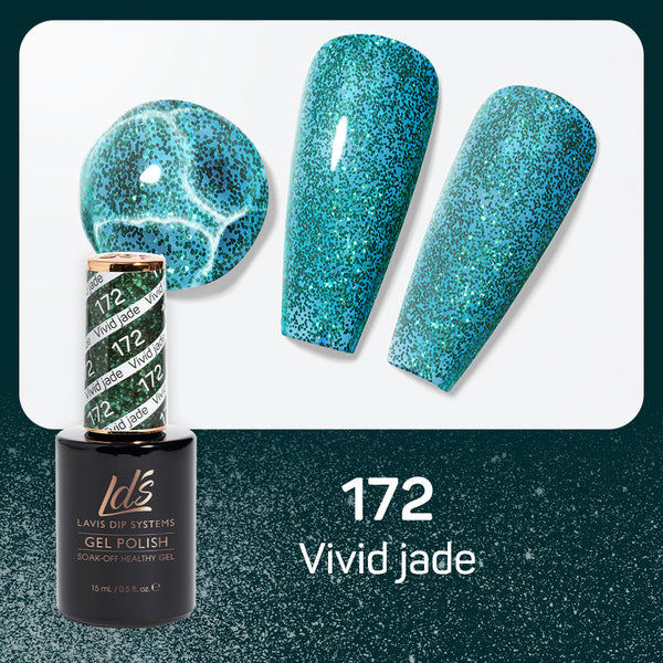 LDS 172 Vivid Jade - LDS Gel Polish 0.5oz