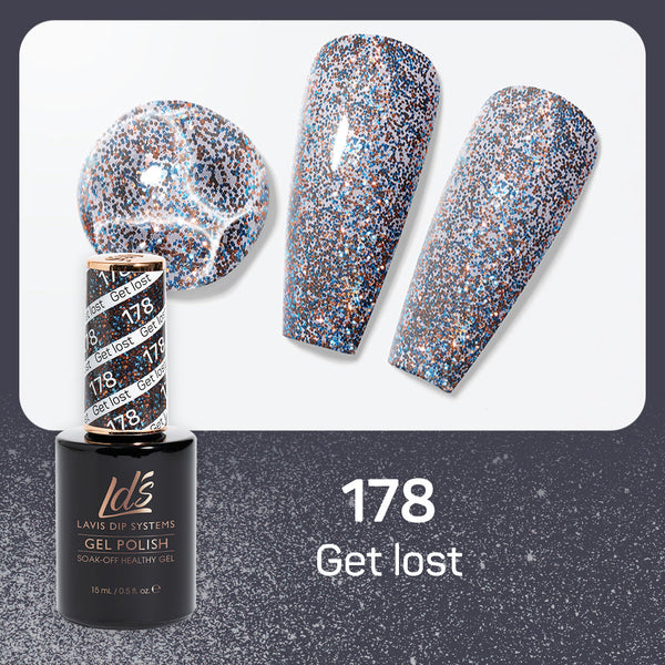 LDS 178 Get Lost - LDS Gel Polish 0.5oz