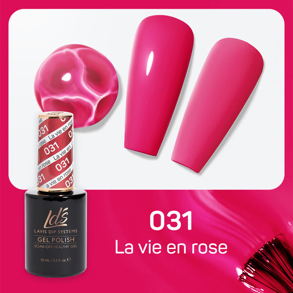 LDS 031 La Vie En Rose - LDS Gel Polish 0.5oz