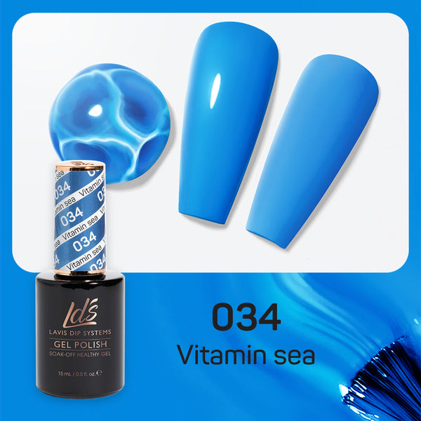 LDS 034 Vitamin Sea - LDS Gel Polish 0.5oz