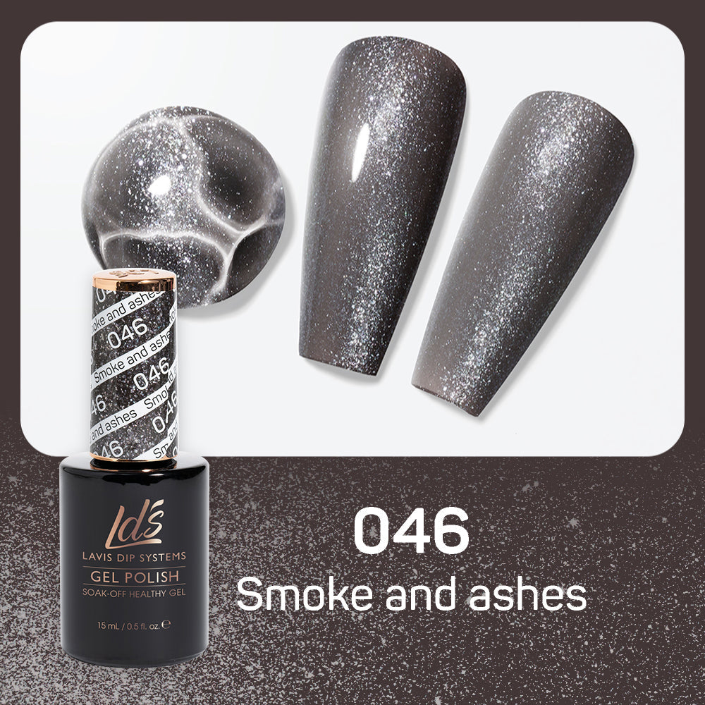 LDS 046 Smoke And Ashes - LDS Gel Polish 0.5oz