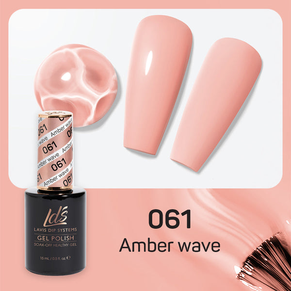 LDS 061 Amber Wave - LDS Gel Polish 0.5oz